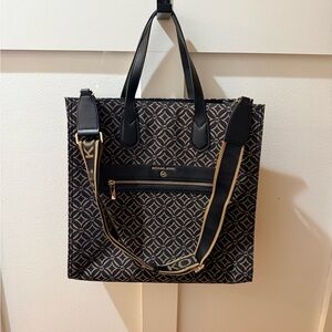 Michael Kors Kempner large monogram Black and Brown Patterned Tote